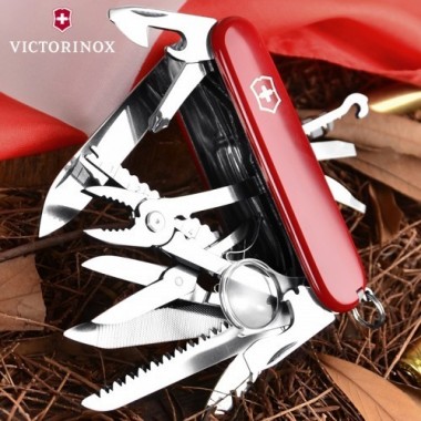 Нож перочинный Victorinox SwissChamp (1.6795) 91 мм 33 функции красный 