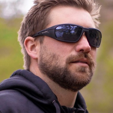 Очки защитные Wiley X WX Boss (Frame Matte Black, Lens Grey Silver Flash)