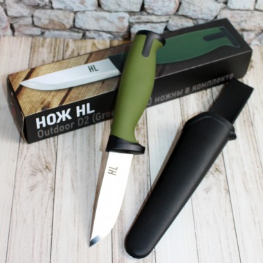 Нож HL Outdoor D2 Green+Black, клинок 9см