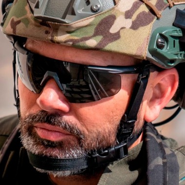 Очки защитные Wiley X Saber Advanced (Frame: Matte Black, Lens: Grey+Rust+Vermillion)