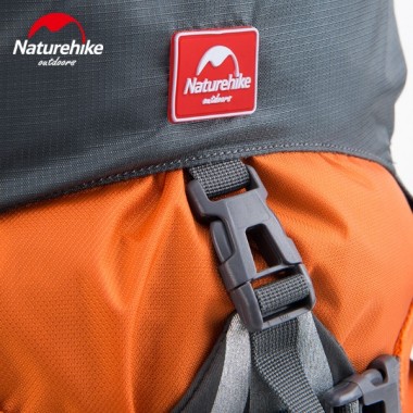 Рюкзак туристический NATUREHIKE Tanfeng, 70+5L, 75х33х27см, оранжевый