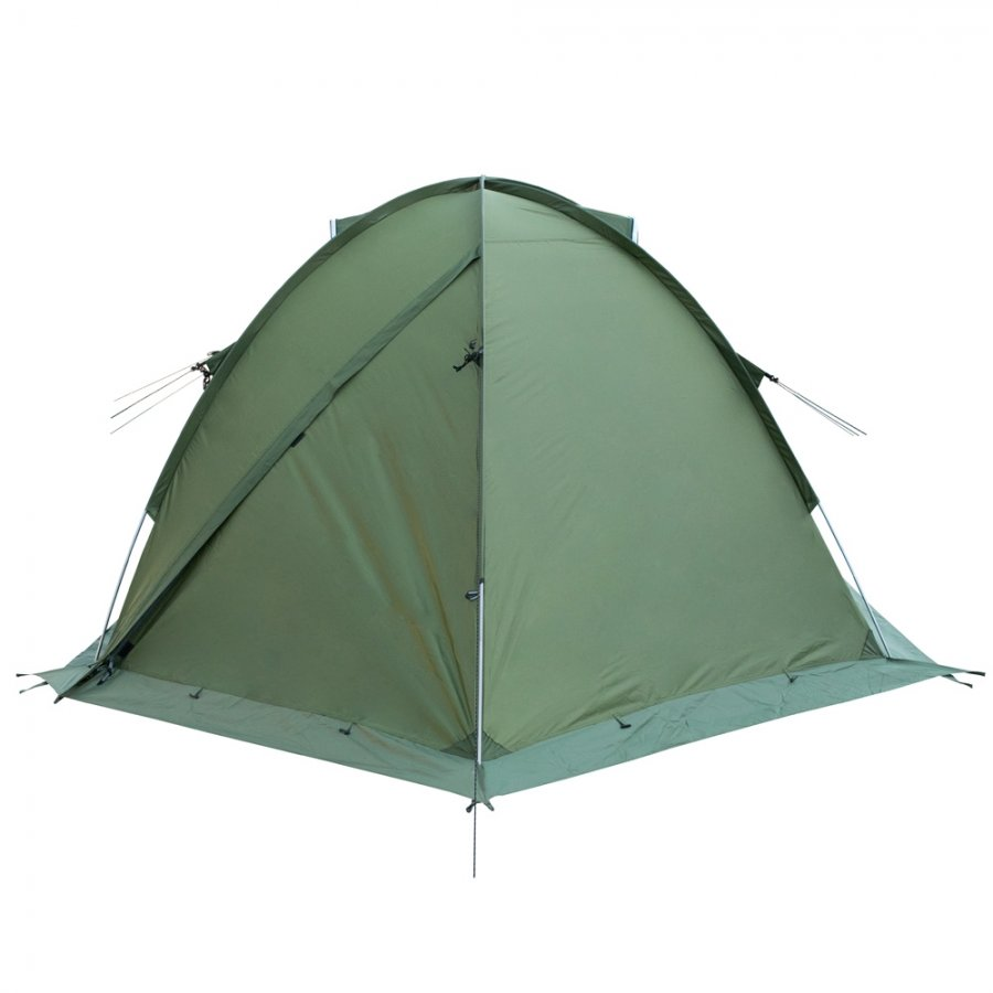 Экспедиционная палатка Tramp Rock 4 (V2) (Зеленый), TRT-29-green