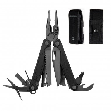 Мультитул LEATHERMAN Charge Plus Black, 19 инстр, 10см, чехол нейлон Molle
