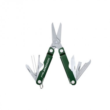 Мультитул LEATHERMAN Micra Green, 8 инстр, 6,5см, 51г