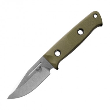 Нож BENCHMADE Mini Bushcrafter, G-10 OD Green, S30V клинок P 8,6 см