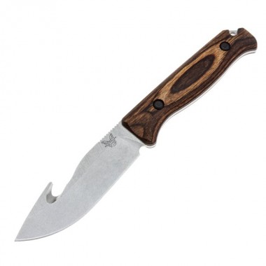 Нож BENCHMADE Saddle Mountain Skinner Guthook, Wood, S30V клинок P 10,7 см