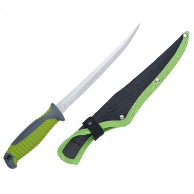 Нож HL Fillet Green+Grey, клинок 20,2 см