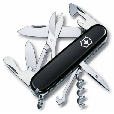 Нож Victorinox Climber (1.3703.3) 91мм 14 функций, черный, карт.коробка