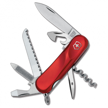 Нож перочинный Victorinox Evolution S13 (2.3813.SE), 85мм, 14ф., красный 
