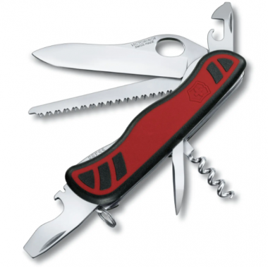 Нож перочинный Victorinox Forester (0.8361.MC), 111мм, 10ф., красный/чёрный