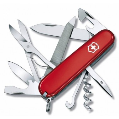 Нож перочинный Victorinox Mountaineer (1.3743) 91мм, 18 функций, красный, карт.коробка