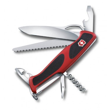 Нож перочинный Victorinox RangerGrip 79 (0.9563.MC) 130 мм 12 функций красный/черный