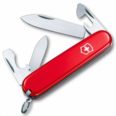 Нож перочинный Victorinox Recruit (0.2503) 84мм, 10 функций, красный, карт.коробка