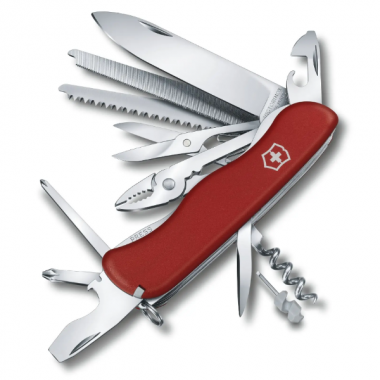 Нож перочинный Victorinox Work Champ (0.8564), 111мм, 21 ф., красный