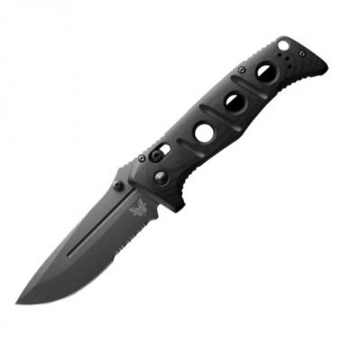 Нож складной BENCHMADE Adamas, G-10 Black, Cru-Wear клинок черн. PS 9,7 см