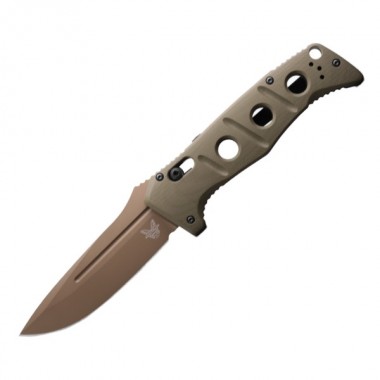 Нож складной BENCHMADE Auto Adamas, G-10 OD Green, Cru-Wear клинок P 9,7 см