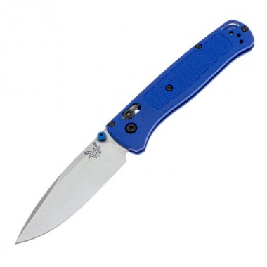 Нож складной BENCHMADE Bugout, Grivory Blue, S30V клинок P 8,2 см