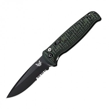 Нож складной BENCHMADE Casbah, Black-Green, S30V клинок черн. PS 8,6 см