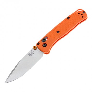 Нож складной BENCHMADE Mini Bugout, Grivory Orange, S30V клинок P 7,2 см