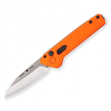 Нож складной BUCK 838 Wharncliffe Deploy Auto, Aluminum Orange, 154CM клинок P 7,9 см