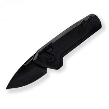 Нож складной BUCK 839 Mini Deploy Auto, Aluminum Black, S35VN клинок черн. P 4,8 см