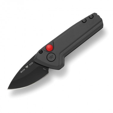 Нож складной BUCK 839 Mini Deploy Auto, Aluminum Gray, 154CM клинок черн. P 4,8 см