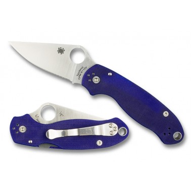 Нож складной SPYDERCO Para 3 CPM S110V G-10 Dark Blue