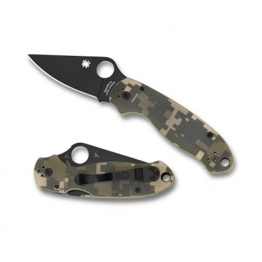 Нож складной SPYDERCO Para 3 G-10 Camo/Black blade