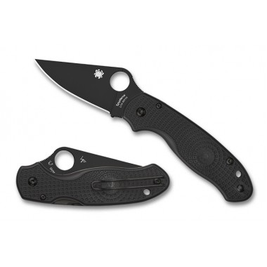 Нож складной SPYDERCO Para 3 Lightweight Black/Black blade
