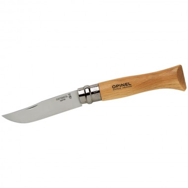 НОЖ OPINEL СЕРИИ TRADITION №09, КЛИНОК 9СМ., НЕРЖАВЕЮЩАЯ СТАЛЬ, РУКОЯТЬ - БУК (12 ШТ./УП.)