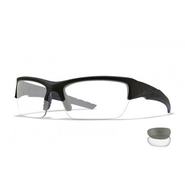 Очки защитные Wiley X WX Valor (Frame Matte Black, Lens Clear   Grey)
