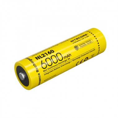 Аккумулятор NITECORE NL2160 (21700 3.6v 6000mAh 21,6 Втч)
