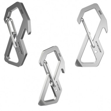 Многофункциональный карабин NITECORE NSH10, титан