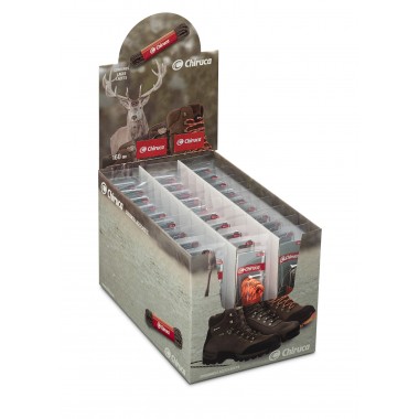 Шнурки Chiruca оранжевые с черным