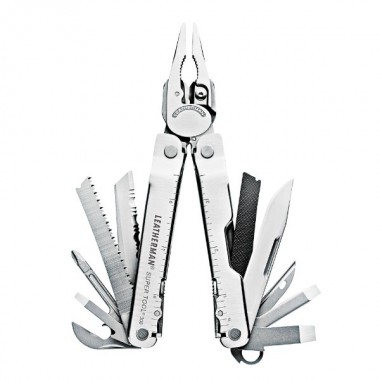 Мультитул LEATHERMAN Super Tool 300 Stainless, 19 инстр, 11,5см, чехол кожа