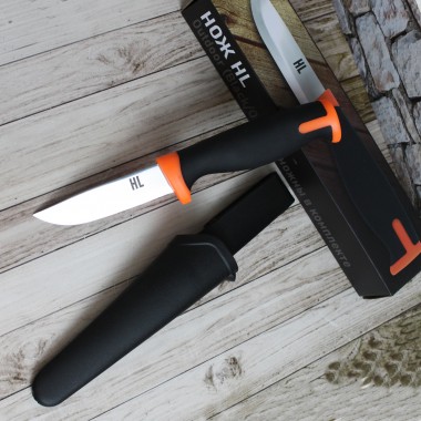 Нож HL Outdoor Black+Orange, клинок 9см