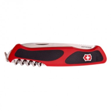 Нож Victorinox RangerGrip 52 (0.9523.C), 130мм, 5 ф., красный/черный, карт.коробка