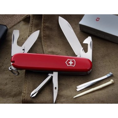 Нож Victorinox Tinker (1.4603), 91мм, 12 функций, красный, карт.коробка