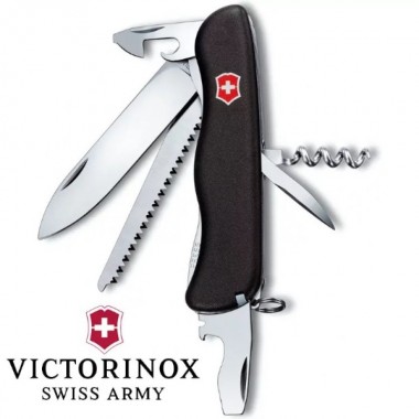 Нож перочинный Victorinox Forester (0.8363.3) 111 мм 12 функций черный