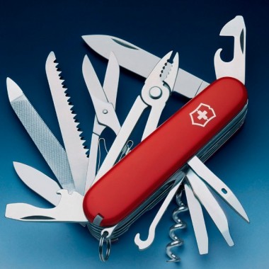 Нож перочинный Victorinox Handyman (1.3773) 91мм, 24 функции, красный, карт.коробка