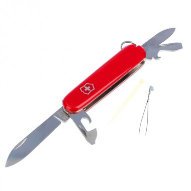 Нож перочинный Victorinox Recruit (0.2503) 84мм, 10 функций, красный, карт.коробка