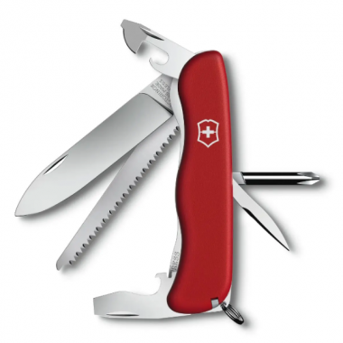 Нож перочинный Victorinox Trailmaster (0.8463), 111мм, 12ф., красный