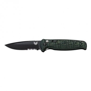 Нож складной BENCHMADE Casbah, Black-Green, S30V клинок черн. PS 8,6 см