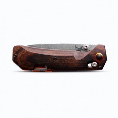 Нож складной BENCHMADE Grizzly Creek, Wood Dark Brown, S30V клинок P 8,9 см