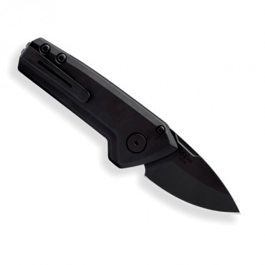 Нож складной BUCK 839 Mini Deploy Auto, Aluminum Black, S35VN клинок черн. P 4,8 см