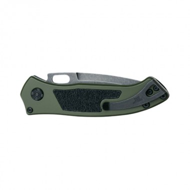 Нож складной BUCK 898 Impact Automatic, Aluminum OD Green, S30V клинок черн. P 7,9 см