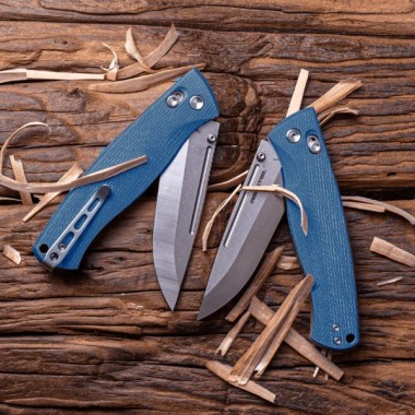 Нож складной Real Steel Pathfinder Folder Denim Micarta