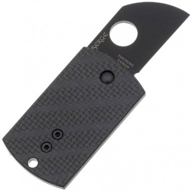 Нож складной SPYDERCO Dog Tag Folder Carbon