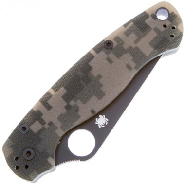 Нож складной SPYDERCO Para Military 2 G-10 Camo/Black blade