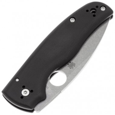 Нож складной SPYDERCO Shaman G-10 Black